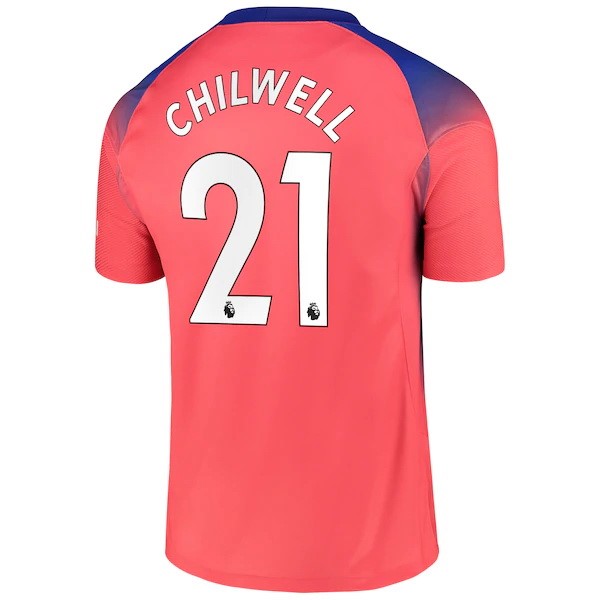 Camiseta Chelsea NO.21 Chilwell Tercera equipo 2020-2021 Naranja